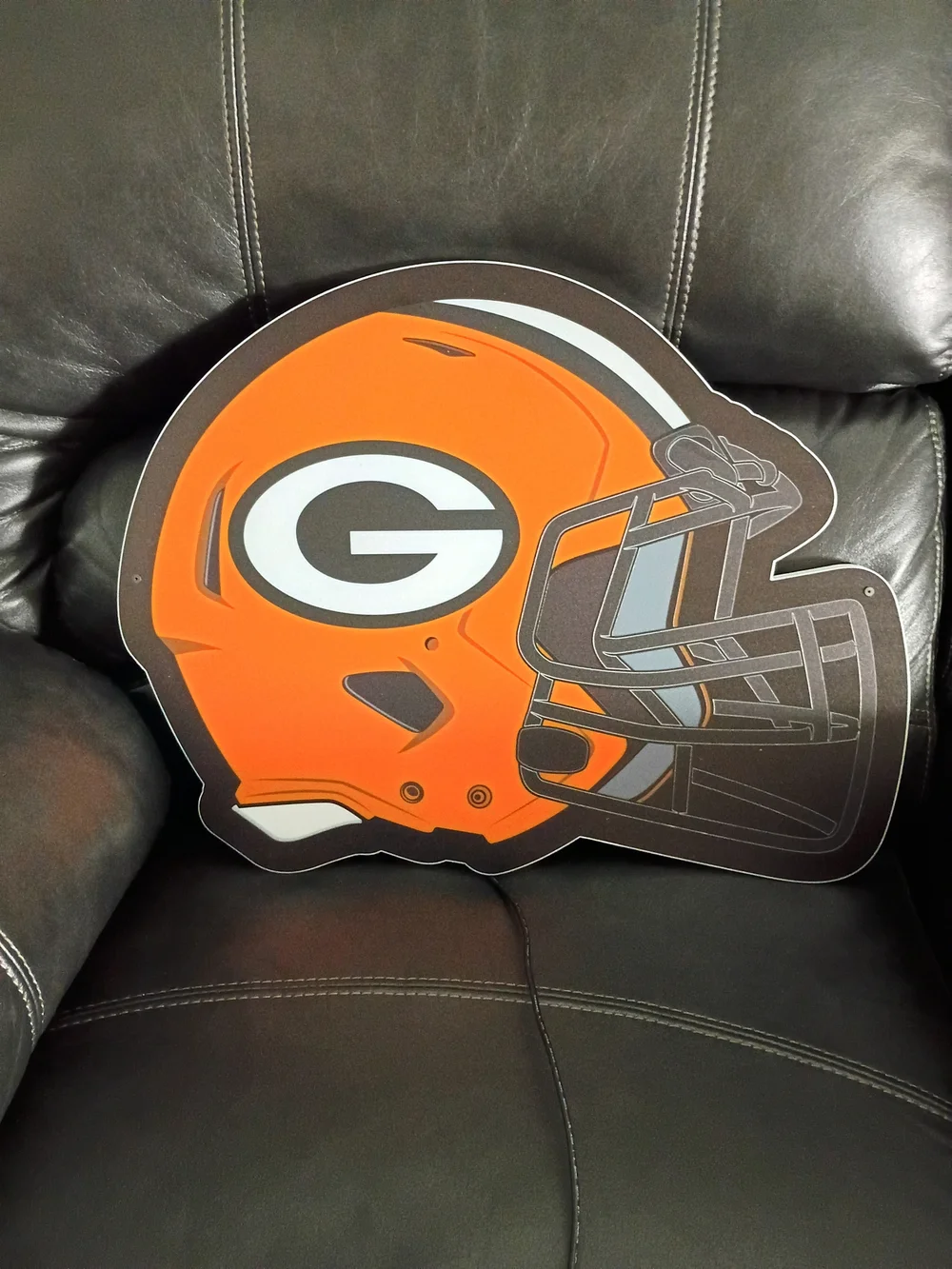 Green Bay Packers NFL LED Light Wall Sign Helmet 19.5